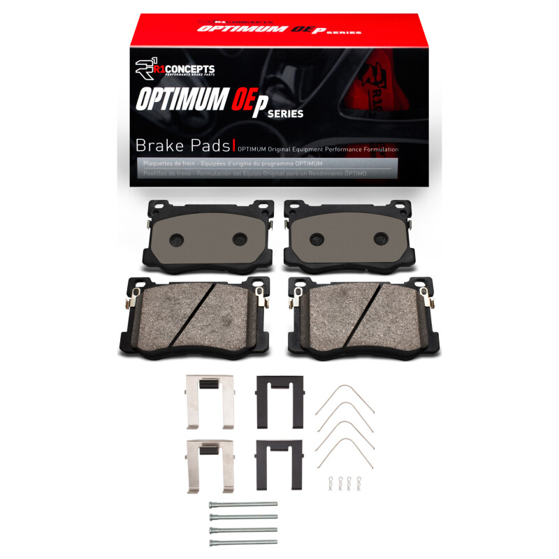 Genesis G80 Brake Pads - Front - R1 Concepts - Optimum OE - `15-`20